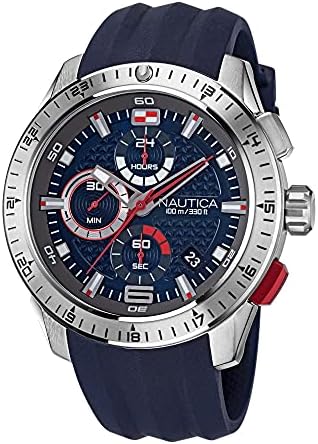 Nautica Mens NST Chronograph 49mm Watch