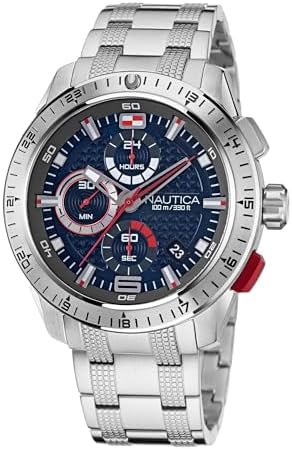 Nautica Mens NST Chronograph 49mm Watch