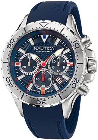 Nautica Mens NST Chronograph 49mm Watch