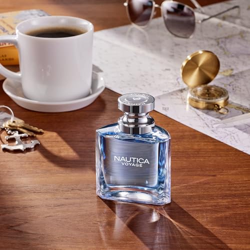 Nautica Voyage Eau De Toilette  Cologne and Fragrance For Men  Fresh  Romantic  Fruity Scent Woody  Aquatic Notes of Apple  Water Lotus  Cedarwood  and Musk Ideal Day Wear  Long Lasting 6 7Fl oz