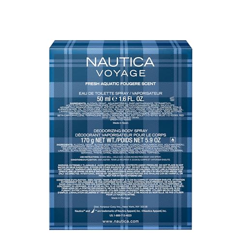 Nautica Voyage Eau De Toilette  Cologne and Fragrance For Men  Fresh  Romantic  Fruity Scent Woody  Aquatic Notes of Apple  Water Lotus  Cedarwood  and Musk Ideal Day Wear  Long Lasting 6 7Fl oz