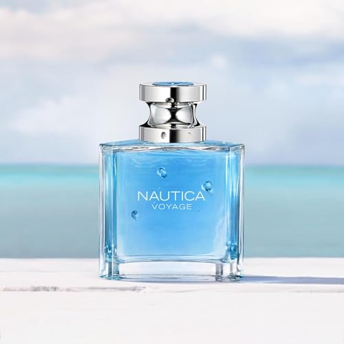 Nautica Voyage Eau de Toilette 3 3 fl oz  Pack of 1   Notes of Apple  Cedarwood  Mimosa  Mens Fragrance  Long Lasting  Everyday Fragrance  Travel Size