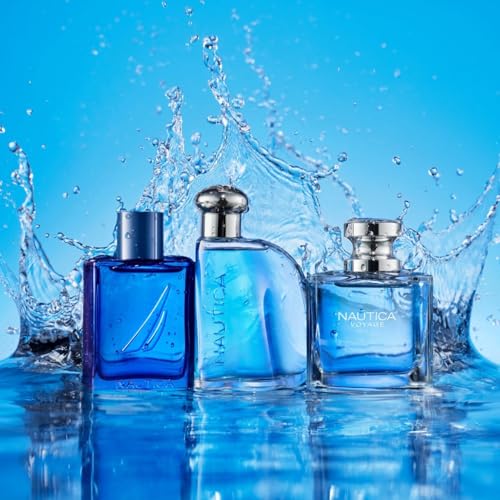 Nautica Voyage Eau de Toilette 3 3 fl oz  Pack of 1   Notes of Apple  Cedarwood  Mimosa  Mens Fragrance  Long Lasting  Everyday Fragrance  Travel Size