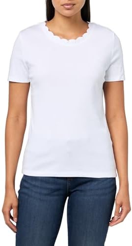 Nautica Womens Solid Short Sleeve Crew Neckline T Shirt