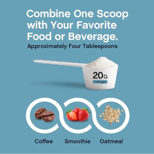 NeoCell Collagen Peptides Powder   22oz   Super Hair  Skin  and Nails   Superior Absorption   Grassfed Protein Supplement   Advanced with 18 Essential Amino Acids