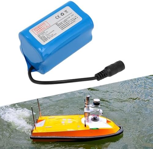 Nesting Boat Battery  12000mAh 7 4V Fishing Boat Battery  Large Capacity Rechargeable Lithium Battery for RC Fishing Bait Boat