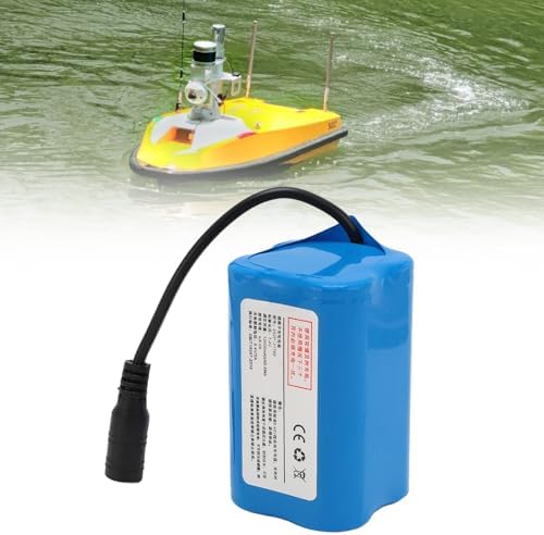 Nesting Boat Battery  12000mAh 7 4V Fishing Boat Battery  Large Capacity Rechargeable Lithium Battery for RC Fishing Bait Boat
