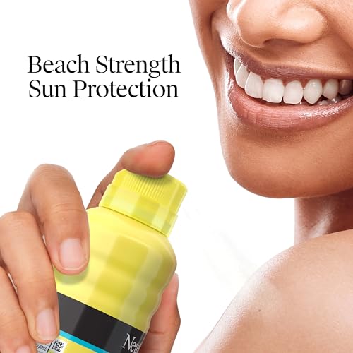 Neutrogena Beach Defense Sunscreen Spray Broad Spectrum SPF 50  6 5 Oz  Water Resistant  Fast Absorbing  Oxybenzone Free  Lightweight Sun Protection  Face and Body Sunscreen