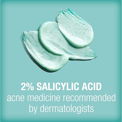 Neutrogena Oil Free Acne Stress Control Power Clear Scrub  2  Salicylic Acid for Acne Prone Skin  Exfoliating Daily Facial Scrub  4 2 fl  oz