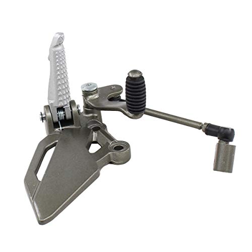NewYall Front Left Side Foot Peg Pedal Mount Bracket for Kawasaki Versys 250/300 2017 2018  Ninja 250 2013 2015  Ninja 300 2013 2018  Z250/300 2013 2014
