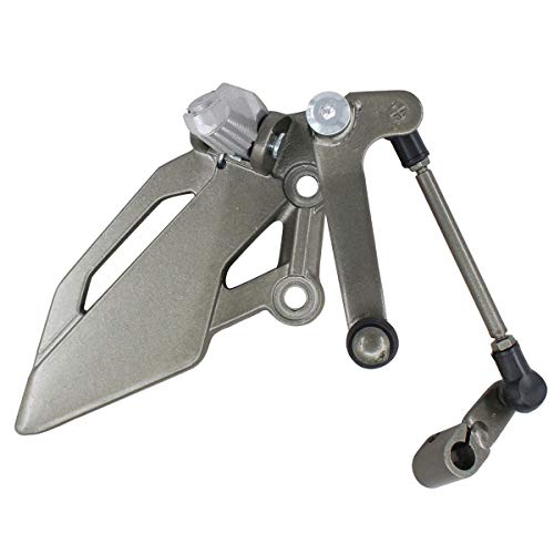 NewYall Front Left Side Foot Peg Pedal Mount Bracket for Kawasaki Versys 250/300 2017 2018  Ninja 250 2013 2015  Ninja 300 2013 2018  Z250/300 2013 2014
