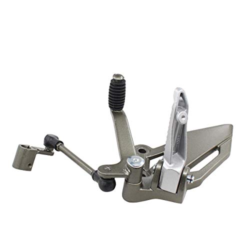 NewYall Front Left Side Foot Peg Pedal Mount Bracket for Kawasaki Versys 250/300 2017 2018  Ninja 250 2013 2015  Ninja 300 2013 2018  Z250/300 2013 2014