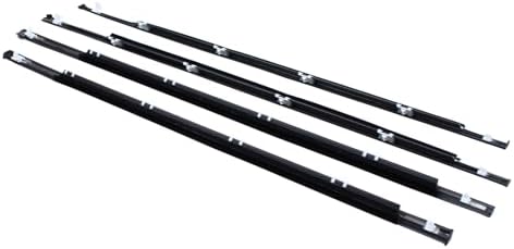 NewYall Front Rear Left and Right Outer Door Window Belt Weatherstrip Set for Honda Civic Sedan 1992 1993 1994 1995