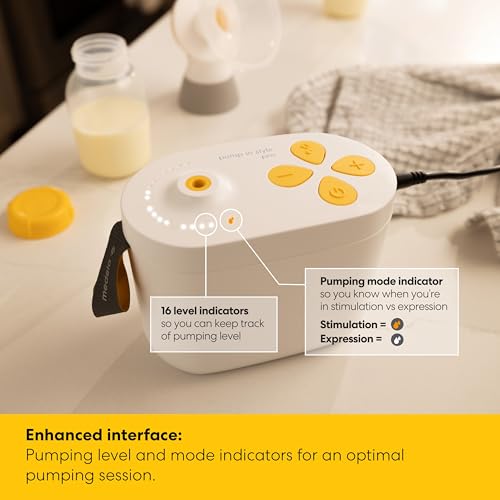 New 2nd Gen Medela Pump in Style Pro Breast Pump  Clinically Proven Hospital Efficiency  Compact Portable Double Electric Pump with Bottles and PersonalFit Plus Breast Shields