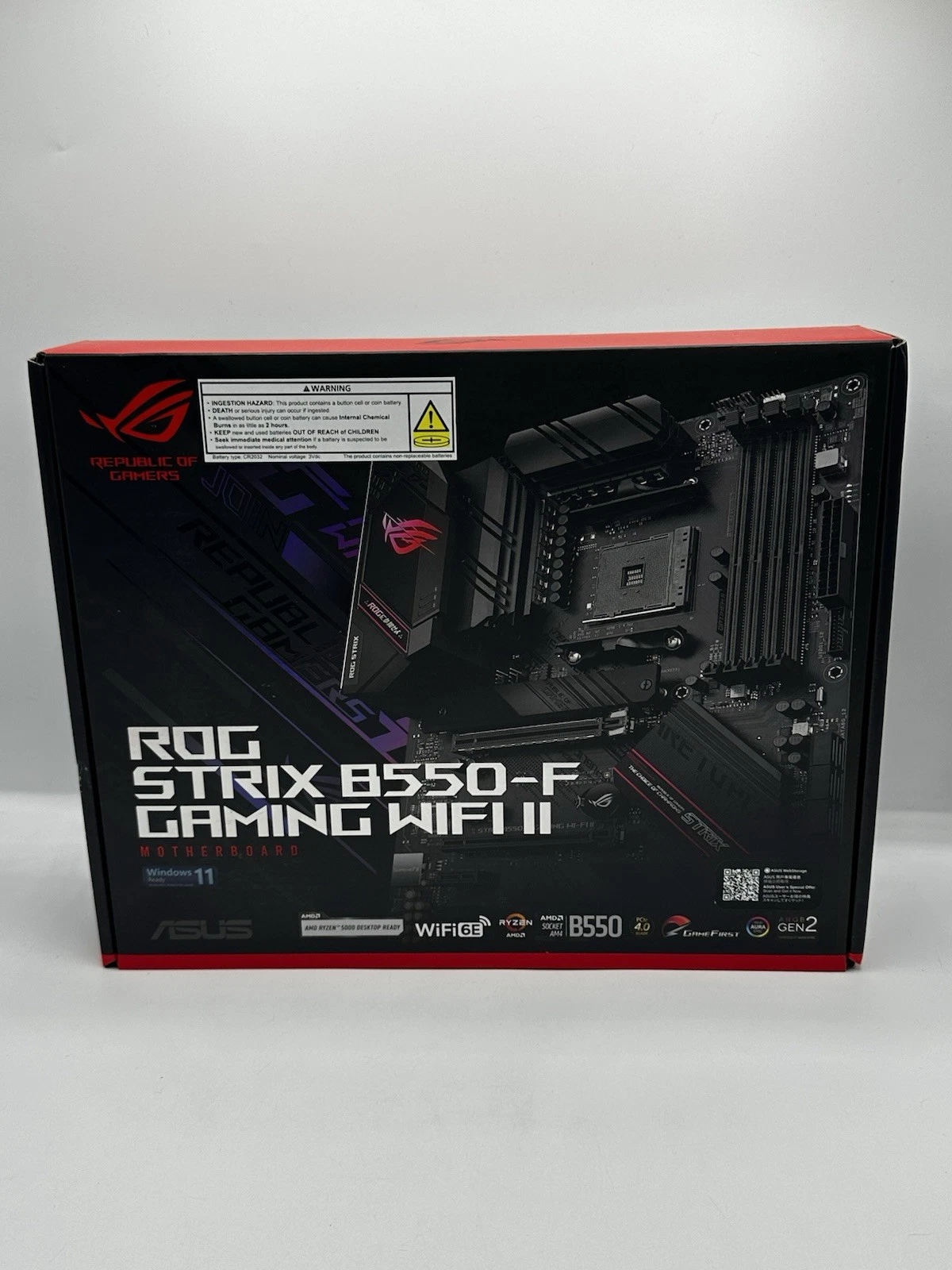 New Asus ROG STRIX B550 F Gaming WIFI II AM4 ATX Motherboard