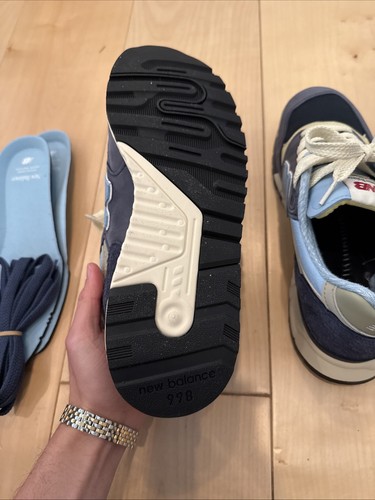 New Balance 998 Made in USA Chrome Blue U998CB size 7 5 US