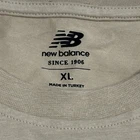 New Balance Life In Balance Graphic T Shirt Mens XL Short Sleeve Top NWT Beige