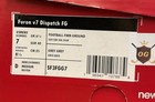 New Balance SF3FGG7 Furon v7 Dispatch FG Soccer Cleats Grey US 7 D