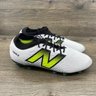 New Balance Tekela Magique V4 FG Soccer Cleats Mens Sz 8 White Neon Green