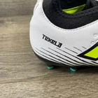 New Balance Tekela Magique V4 FG Soccer Cleats Mens Sz 8 White Neon Green