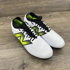 New Balance Tekela Magique V4 FG Soccer Cleats Mens Sz 8 White Neon Green