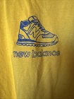 New Balance shirt with shoe logo mens size slim large