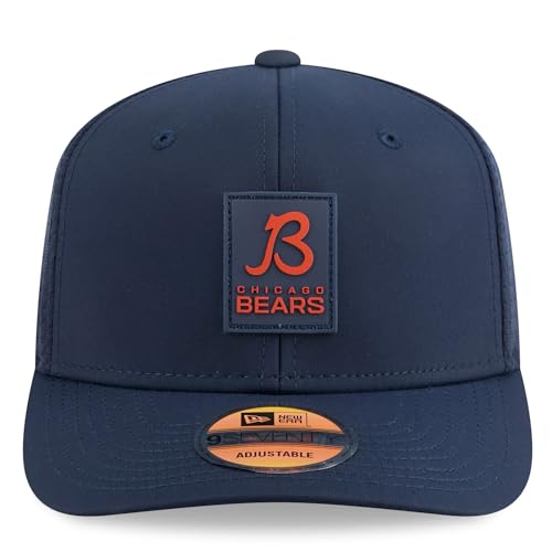 New Era Mens Navy Chicago Bears 2025 Sideline 9SEVENTY Trucker Adjustable Hat