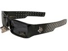 New Locs Hardcore Gangster Sunglasses Biker Design Thug Black  91167