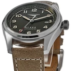 New Longines Spirit Automatic Green Dial Leather Strap Men s Watch L3 811 4 03 2