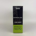 New MSI GeForce RTX 5070 SHADOW 2X OC 12GB GDDR7 Graphics Card 912 V532 076