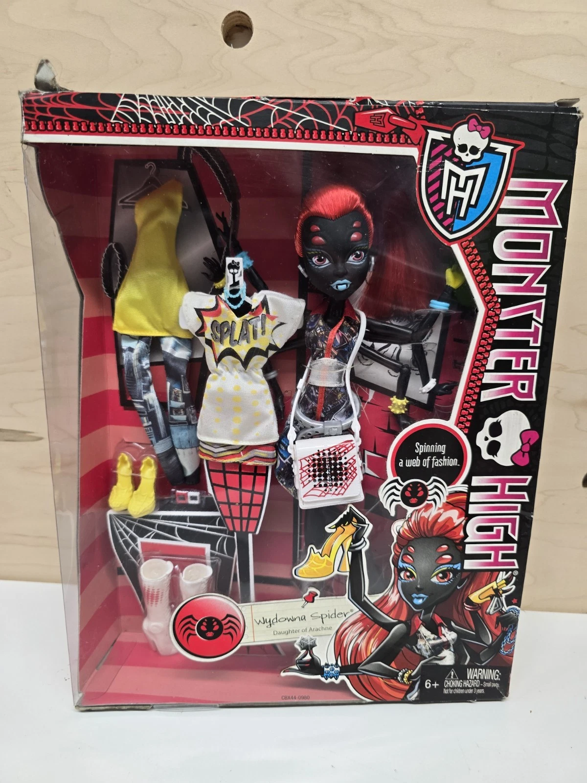 New Monster High Doll Wydowna Spider Original 2014 New In Box