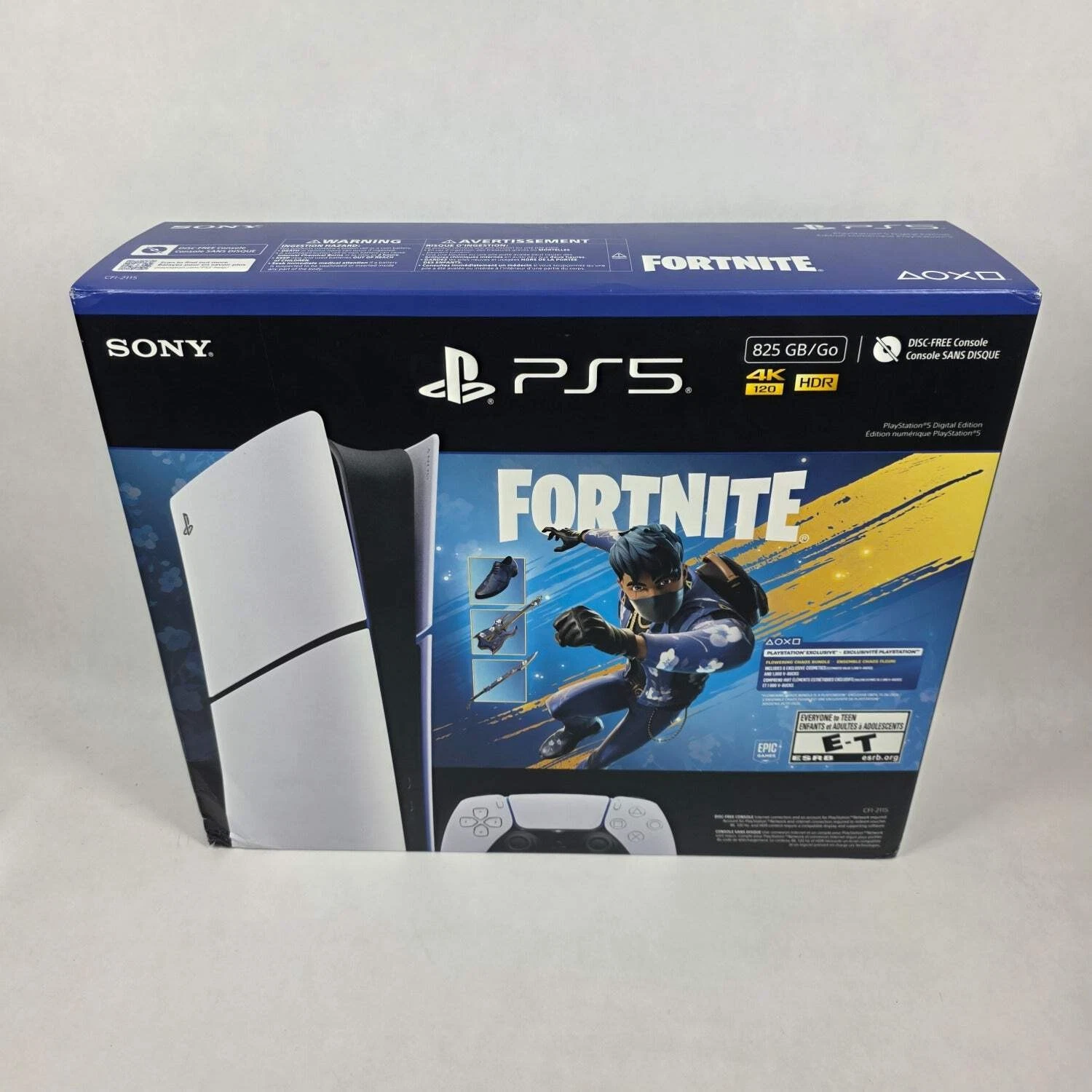New Sony PlayStation 5 Slim Digital Edition PS5 Fortnite Flowering Chaos Bundle