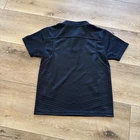 TALLA M - Camiseta juvenil de rugby negra grande de los All Blacks de Nueva Zelanda AIG adidas Climalite