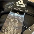 TALLA M - Camiseta juvenil de rugby negra grande de los All Blacks de Nueva Zelanda AIG adidas Climalite