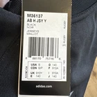 TALLA M - Camiseta juvenil de rugby negra grande de los All Blacks de Nueva Zelanda AIG adidas Climalite