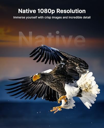 Proyector NexiGo PJ40 Pro Google TV, nativo 1080p, soporte 4K, mejora de imagen AI, 800 lúmenes ANSI, proyector inteligente con Keystone automático, altavoces de 20 W, control remoto retroiluminado