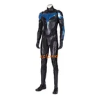 Nightwing Dick Grayson Cosplay Costume Suit Outfit Bodysuit Halloween Full Set