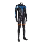Nightwing Dick Grayson Cosplay Costume Suit Outfit Bodysuit Halloween Full Set