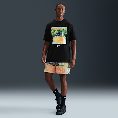 Talla M - Nike Shorts de básquetbol de malla Dri-FIT de 13 cm para hombre