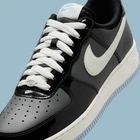TALLA 8 USA hombre Nike Air Force 1 Low Black Iron Grey Patent Sneakers IB7676 001 Men s Sizes