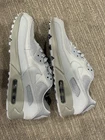Nike Air Max 90 Grey Suede/leather Size 9 1/2 Men s  Brand New 