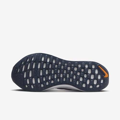 Nike InfinityRN 4 Mens Road Running Shoes  DR2665 010  Platinum Tint/Thunder Blue/Summit White/Total Orange  Size 9