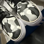 Talla 13 Nike Low TXT Black White Camo Print Canvas Sneakers Men s Size 13 US