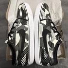 Talla 13 Nike Low TXT Black White Camo Print Canvas Sneakers Men s Size 13 US