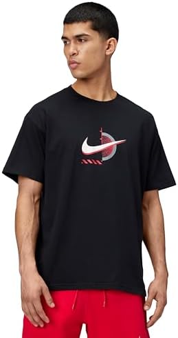 Talla L Nike Mens Basketball Loose Fit Graphic T Shirt