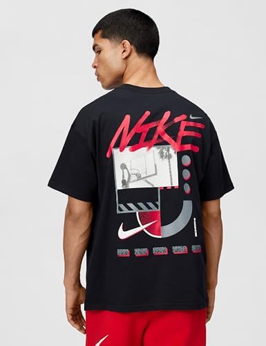 Talla L Nike Mens Basketball Loose Fit Graphic T Shirt
