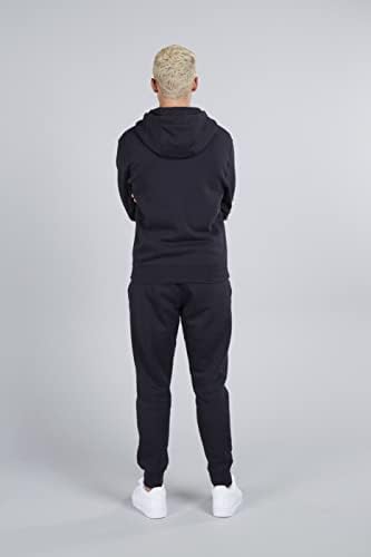 Talla L, Nike Mens Sportswear Club Fleece Full Zip Hoodie  Fleece Zip Up Hoodie Men  Black/Black/White  L