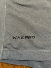 Nike Pro Dri FIT Boys Gray Athletic T Shirt S Lightweight Breathable Polyester