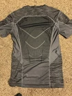 Nike Pro Dri Fit Long Sleeve Athletic Shirt Men s S Gray Heathered Gym Workout