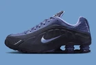 Nike Shox R4 Obsidian Blue Reflective Shoes Mens Size US 13 Casual Sneakers New